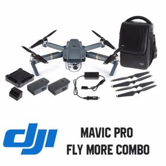 DJI Mavic Pro Fly More Combo Camera Drone Quadcopter With Remote Controller