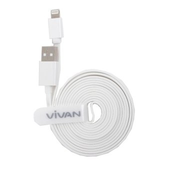 Vivan Original Cable Pro iPhone 5/6 Lightning Data & Charge Kabel 180cm CL180 - Putih