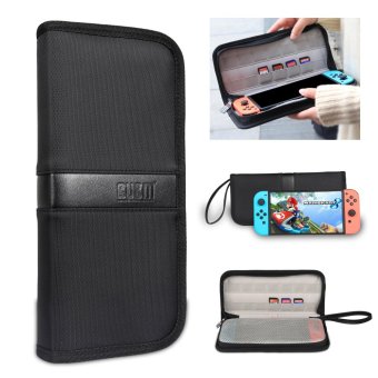 BUBM Portable Hard Carry Case with 14 Game Cartridge / Micro SD Card Holders for Nintendo Switch - Black - intl