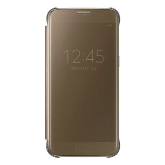 Samsung Clear View Cover for Samsung Galaxy S7 - Gold