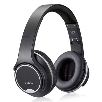 MH1 NFC 2in1 Twist-out Speaker Bluetooth Headphone With FM Radio /AUX/TF Card MP3 Sports Magic Headband Wireless Headset - intl