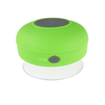 ELENXS Bluetooth Shower Speaker Car Handsfree Mic Speaker Waterproof Mini Wireless Universal Portable Green