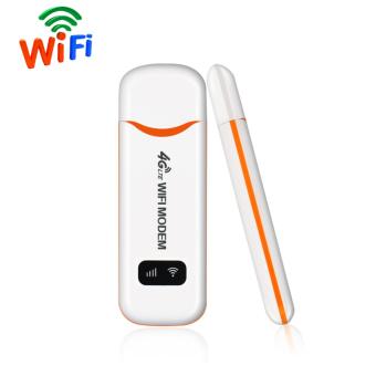 FLORA 4G FDD LTE 100Mbps WiFi Router Hotspot USB WIFI Dongle Wireless Router Support 4G Band1/Band3(White) - intl