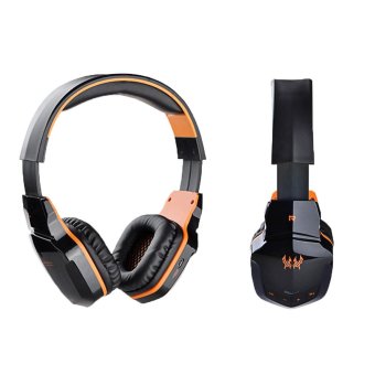 JIANGYUYAN Wireless Bluetooth 4.1 Stereo Gaming Headphone Headset With Mic (Black&Orange)