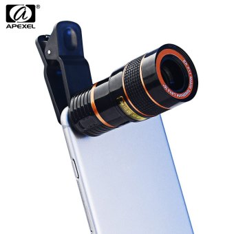 APEXEL Universal 8X Zoom External Telephoto Lens Shutterbug Necessary for iPhone Samsung Notebook PC