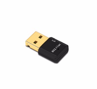 600Mbps 11AC Dual-Band Wireless USB Wifi Adapter Wifi Dongle Wifi Stick(Black) - intl