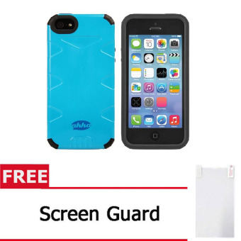Ahha Case for Apple iPhone 5s-5 - Acton Poly Fuse - Biru + Gratis Screen Protector