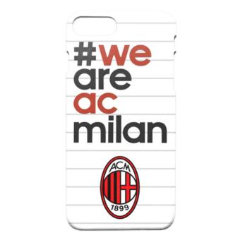 Indocustomcase We Are AC Milan White Case Cover For iPhone 7 Plus