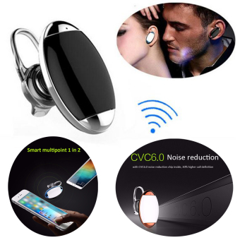 Gshop Headset Mini J1 Wireless Bluetooth 4.1 Stereo In-Ear For Smart Phone Android & iOS Hitam