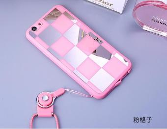 Unique Fantastic Phone Case For OPPO A59 Mirror Reflective Lattice Crown Pattern Flexible Ultra Thin Soft Silicone Classic Fashion Case Cover For OPPO A 59 5.5'' Inch with Strap - intl