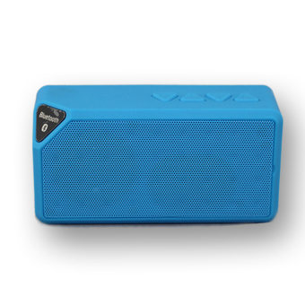 Acediscoball X3 Mini Speaker Bluetooth TF USB FM Wireless Portable Loudspeakers Subwoofer with Mic (Blue)