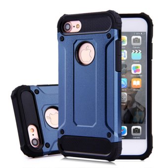 Asuwish Heavy Duty Phone Case Cases Hybrid Shockproof Silicone TPU Bag Rugged Armor Back Cover Shell For Apple iPhone 7 4.7 - intl
