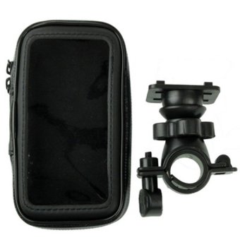 Baseus Bike Mount & Waterproof Touch Case for iPhone 5/5S/5C/ iPod Touch 5 - Black