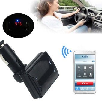 Bluetooth Car Kit MP3 FM Transmitter USB Charger Handsfree For iPhone - intl