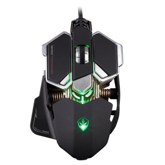 9 Buttons 4 Colors Light Emitting LUOM USB Wired Gamer Professional Macros Mouse Optical Mice 800-4000 Adjustable DPI LUOM G10 koko shopping mall - intl