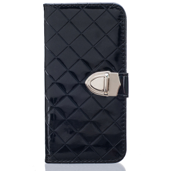 Moonmini Leather Cover Case for Samsung Galaxy Grand Prime G530 (Black) - Intl
