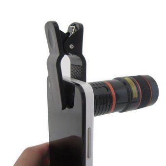 Universal Clip Lens Smartphone Tele 8x with Clip - Hitam