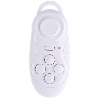Cocotina Travel Mini Wireless Bluetooth Gamepad Game Joystick Self Timer Controller for Android Smartphone – White