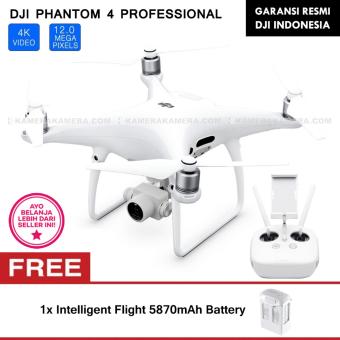 DJI Phantom 4 Professional (Video 20MP 4K) + Intelligent Flight 5870mAh Battery