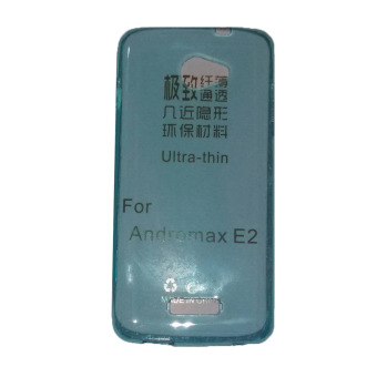 Ultrathin Case For Andromax E2 UltraFit Air Case / Jelly case / Soft Case - Biru