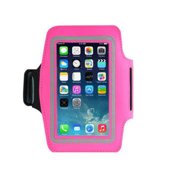 Fantasy Waterproof Sports Running Armband Leather Case (Pink) - intl