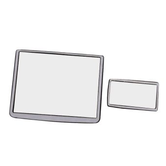 Fotga Clear Optical Glass LCD Screen Protector Guard for Nikon D7000 DSLR