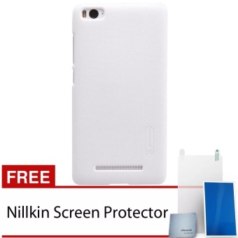 Nillkin Frosted Shield Hard Case Original For Xiaomi Mi 4i - Putih + Free Screen Protector Nillkin