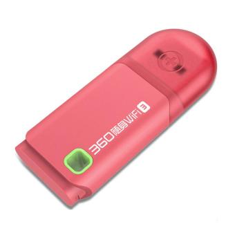 Ajusen Original 360 Portable Mini Pocket WiFi 3 Wireless Network Router Pink High Quality - intl