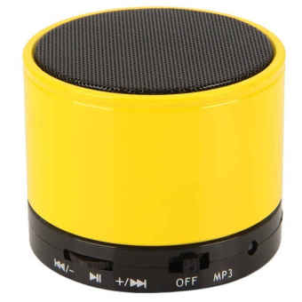 Mini Super Bass Portable Bluetooth Speaker - S10 - Yellow