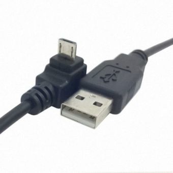 CY Chenyang up angled 90 degree Micro USB Male to USB Data Charge Cable for i9500 9300 N7100