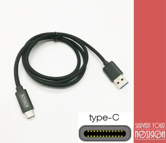 NOZIROH 3.0 3.1 Type C USB dikepang untuk kabel Xiaomi Meizu Leeco Huawei LG Oneplus Asus Samsung Smartphone