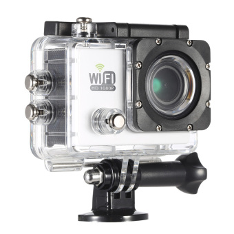 Full HD Wifi Action Sports Camera DV Cam 2.0\"\" LCD 12MP 1080P 30FPS4X Zoom 140 Degree Wide Lens Waterproof for Car DVR FPV PC CameraDiving Bicycle Outdoor Activity