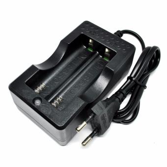 Cell Charger 18650 (Dual Battery Slot) - A-CC-02 - Black