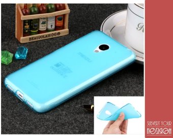 NOZIROH Meizu M5 Meilan 5 Blue Charm 5 Flexible Silicon Cover 5.2 inch Anti Scratch Shockproof Phone Case Blue Color