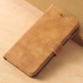 Asuwish Luxury Leather Case Flip Cover Wallet Bag With Card Holder Kickstand Phone Cases For iPhone 7 - intl