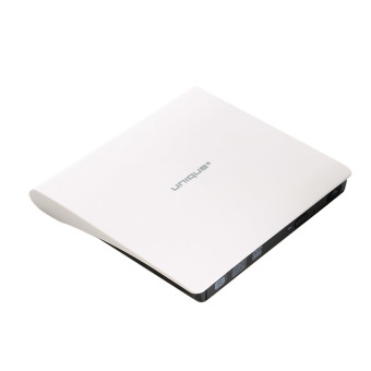 uNiQue USB 3.0 Super Speed DVD-RW External Portable Slim - Putih