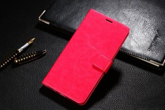 PU Leather Luxury Wallet Flip Stand Cover Case for Samsung Galaxy A9 2016 A9000 SM-A900F (Pink) - intl
