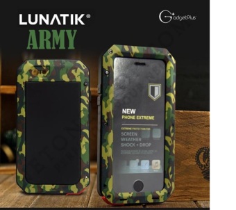 Case Chanel Lunatik Army For Iphone SE / 5S / 5 Case Lunatik Taktik Extreme - Hijau