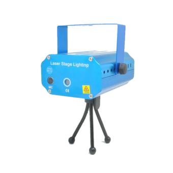 Mini Laser Stage Light Multicolor Projector 6 Pattern - MGY-006 - Blue