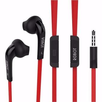 Vivan Robot RE220 Headset Extra Bass Distraction Free - Red