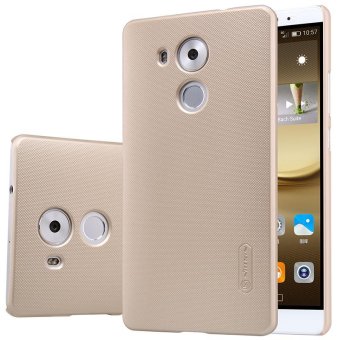 Huawei Mate 8 Case Nillkin Super Frosted Shield Hard Back Cover Cases For Huawei Ascend Mate 8 With Free Screen Protector (Gold) - intl