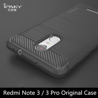 IPAKY For Xiaomi Redmi Note 3 iPaky Carbon Fiber Texture Brushed Soft Silicone case Cover for Xiaomi Redmi Note 3 Case - intl