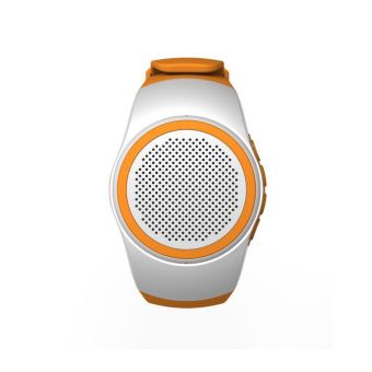 Bluetooth Sports Music Watch Portable Mini Watch Bluetooth 2.1+EDR Sport Speaker (White) - Intl