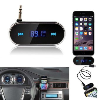 Practical Car Kit Wireless FM Transmitter MP3 Player USB SD LCD Remote Handsfree - intl