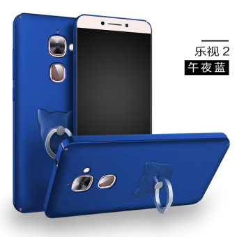 New 360 Protection Housing For Letv LeEco Le 2 Le Pro 2 Case Ultra-thin Hard Matte PC Back Cover with Phone Stand Holder(Blue)