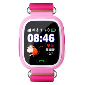 2Cool Touch Screen Kids GPS Watch with Phone Call SOS PositioningSmart Watch for Kids Christmas Gift Pink Color - intl