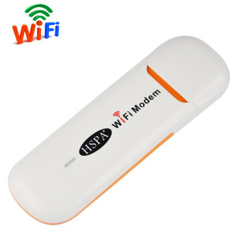 FLORA UF230 3G Portable Wireless Router and 21Mbps USB Modem Router (white and Orange) - intl