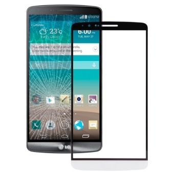 High Quality Front Screen Outer Glass for LG G3 / D855 (Black)