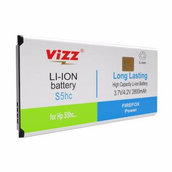 Vizz Battery Double Power for Samsung Galaxy S5 HC S5 Slim [2800 mAh]