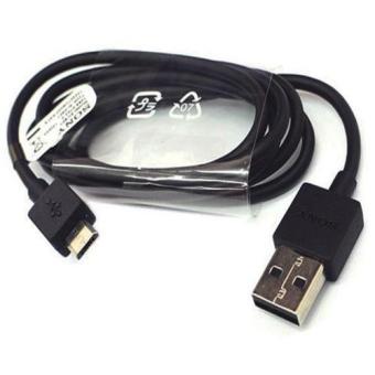 Sony Xperia Micro USB Sync Data Charging Charger Data Sync Cord Cable For Sony Xperia Original - Black/Hitam